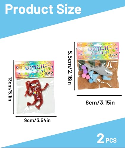 Image of 2PCS Squishy Toy, Cute Squishy Fidget Toys for Adults and Kids, Relaxation and Sensory Stimulation, for Birthdays and Special Occasions