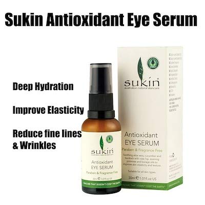 #Mg Sukin Antioxidant Eye Serum 30Ml -With Reducing The Appearance Of Fine Lines And Fights The Signs Of Ageing, While Improving The Skin’s Texture. #TOP30