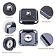 PGYTECH Snaplock Schnellwechselplatte kompatibel mit Arca-Swiss für Sony/Nikon/Fuji/DJI Quick Setup Mount mit 1/4 bis 3/8 Schraube, Gimbals, Schieberegler, Stativ Adapter (Zwei Platten)