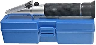 Aquarium Salinity Refractometer with ATC Function,Saltwater Test Kit for Seawater, Pool, Aquarium, Fish Tank.Dual Scale: Specific Gravity & Salt Percent