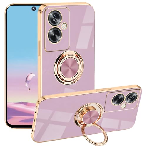 Coque Oppo A79 5G silicone violet pour regarder vos vidéos en mains libres