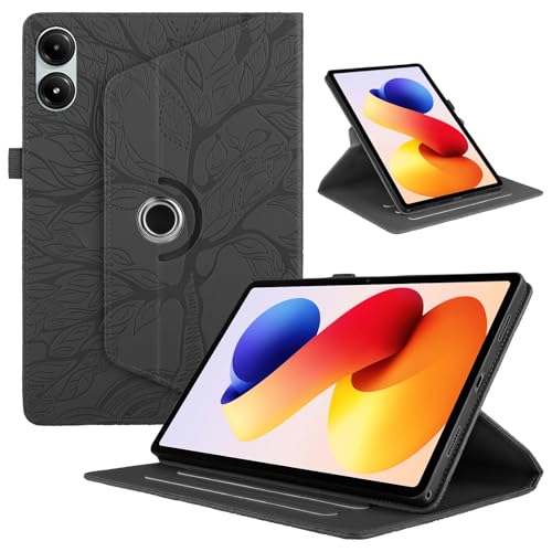 Housse de protection Xiaomi Poco Pad M1 12.1 pouces 2025 antichoc rotative noire