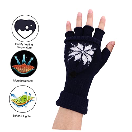 Guantes calefactables USB evitan manos frías al usar el teclado 3