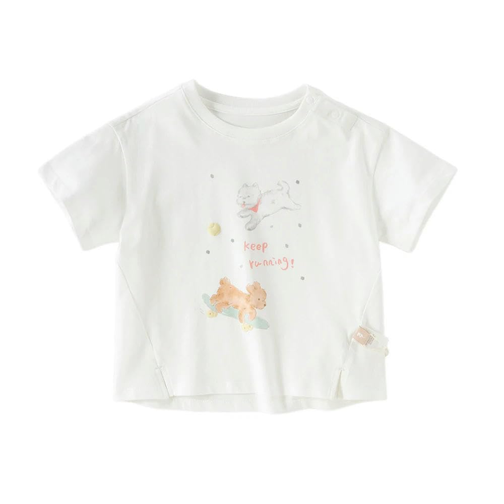 Camisetas Estampadas Dulces para niñas JJDFW, Tops de Verano, Jersey de Manga Corta, Ropa Infantil con Encanto