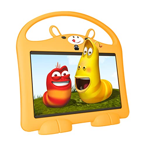 Xgody Kids Tablet 7 Zoll Android 11 Kinder Tablet 1024 * 600 HD Display Tablet für Kinder 2GB+32GB Quad-Core mit WiFi Lerntablett,Google Play Store vorinstalliert, Kindersicherung mit Schutzhülle Cover