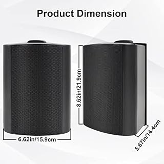 Herdio 4 Pouces 200 Watts 2 Voies Bluetooth Etanche Enceintes d’extérieur(Noir) - Les Beatles, Paul McCartney, John Lennon, RIngo Starr, George Harrison Herdio 4 Pouces 200 Watts 2 Voies Bluetooth Etanche Enceintes d'extérieur(Noir) – Image 6