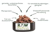 RAW Nature - Pferd Pur 6x400g - Mit Leinsamen - Nassfutter für Hunde - Hoher Fleischanteil - Monoprotein - Alleinfuttermittel - Getreidefreies Hundefutter (6er Pack)