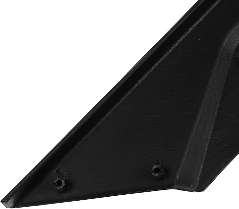 SCITOO 3PCS Front Bumper Lip Compatible for 2014-2018 for Mazda 3 Axela Front Lip Spoiler Glossy Black (PP) Plastic Air Dam