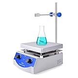Slendor Magnetic Stirrer Hot Plate Mixer 3000ml Stirring Capacity 6.7 x 6.7 inch Max 520°F Hotplate...