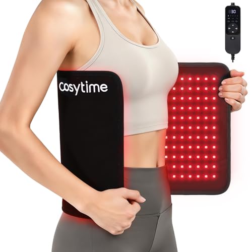 Cosytime 26" x 13" Red Light Therapy for Body - 660nm Red & 850nm Near Infrared NIR, Tri-Chip 1089 LEDs Therapy Mat