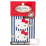 SanrioOriginal Hair Clips (Japan Import) - Includes Cherry Blossom Message Card (Kitty (Horizontal)), 1 Count (Pack of 1)