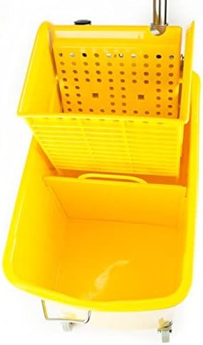 RK Safety RKMB Commercial Mop Bucket Combo-24QT -Yellow