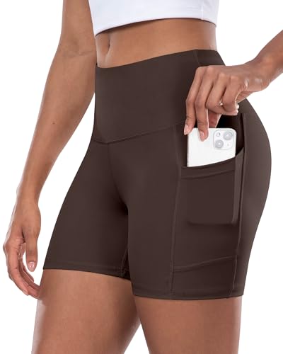 Dark Brown Bike Shorts