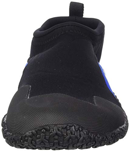 O'Neill Men's Reactor 2mm Wetsuit Reef Boot, Water Shoe, Anatomical Fit with Round Toe, Durable Rubber Sole for Surfing, Paddleboarding, Snorkeling, Black/Pacific, 10