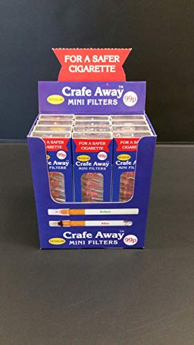 Price comparison product image CRAFE AWAY REGULAR MINI FILTERS CIGARETTE 10 (12 IN 1 PACK) - 12 IN 1