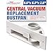 Central Vacuum Automatic Dustpan in White or Black Sweep Inlet Vacpan Vac Dust Pan