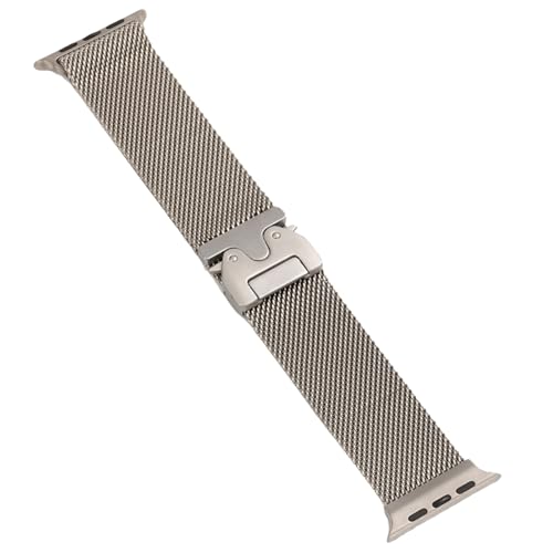Bracelet montre acier inoxydable maille tressée droite