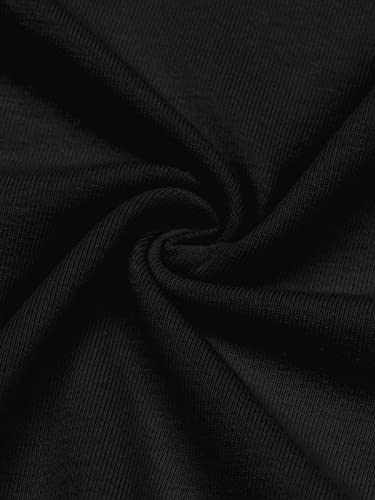 Laslulu Womens Workout Half Sleeve Shirts Loose Fit Crop Tops Cotton Athletic Gym Shirt Casual Basic Cropped T Shirt Outwear(Black Small) #TOP4