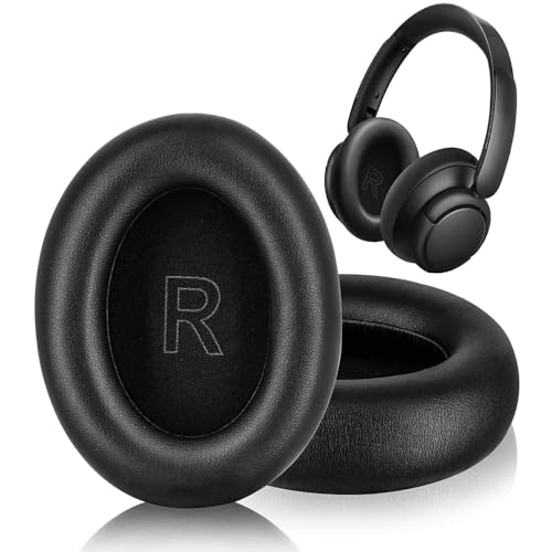Coussinets Q30 Q35 pour casque Anker Soundcore Life en cuir noir