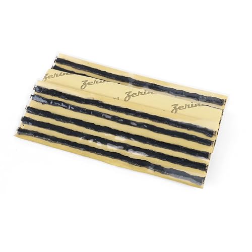 Image of Durable Rubber Strings (1 /4 inch x 8 inch, Black 15pcs) Tire Repair Plug Strips Kit for Tubeless Tires, Fits Car, Motorcycle, Truck, RV, ATV(TS-260D15)