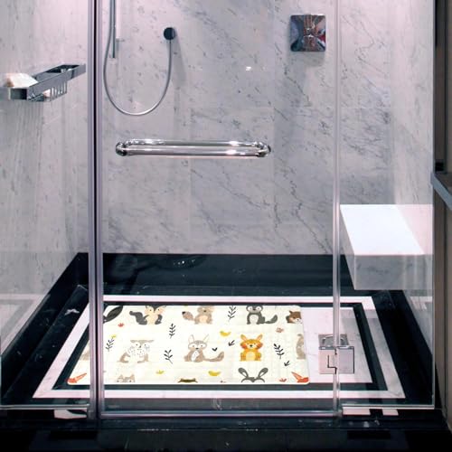 Tapis de bain antidérapant avec ventouses et trous de drainage efficaces - 7