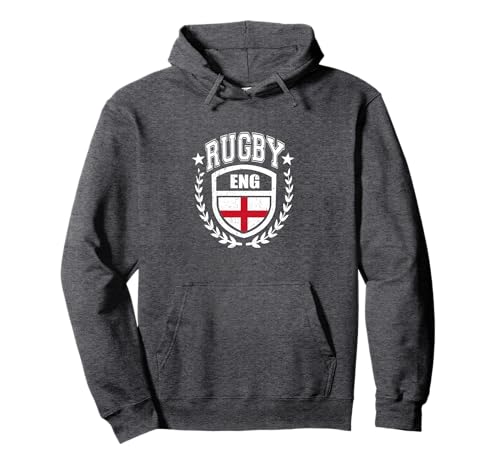 England Rugby Vintage Flag Hoodie