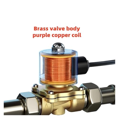 Électrovanne 220V 1/2 pouce DN15 normalement fermé pour air eau - 7