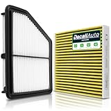 Dacall Engine & Cabin Air Filter Set for Honda Civic L4-2.0L (2016-2024), for Honda HR-V L4-2.0L (2023-2025). Replace 17220-5BA-A00, CA12051; 80292-TF0-G01, CF11182
