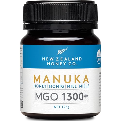 New Zealand Honey Co. Miel de Manuka MGO 1300+ | Nueva Zelanda Miel 100% Pura y Saludable | 125g
