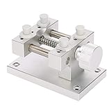 Uhrengehäusehalter, langlebiges Uhrenzubehör Uhrmacher-Reparaturwerkzeug, für Uhrmacher(Silber)