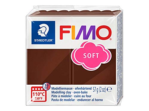 Preisvergleich Produktbild SG Bildung Fimo 8020 75 Fimo Soft Modelliermasse, 57 g, Schokolade