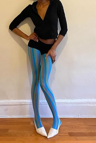 Image of Women Sheer Tights Control Top Pantyhose Y2k Polka Dot Skinny Mesh Tights Fishnet Socking Leggings