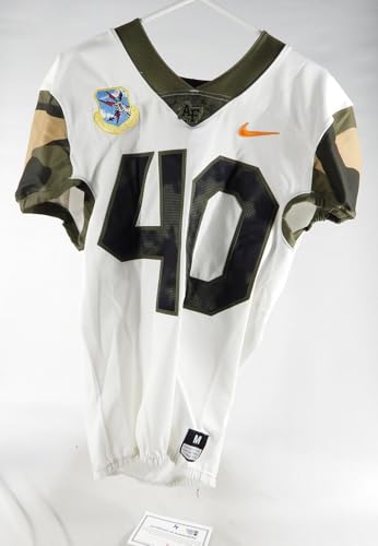2021 Air Force Falcons #40 Game Used Jersey Air Power Legacy Football M 99 - College Game Used