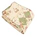 Greenland Home Bliss Ivory Quilted Patchwork Throw
