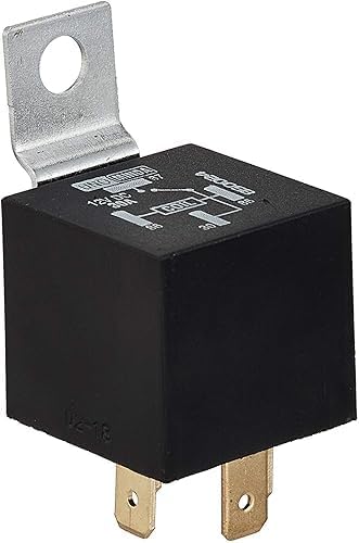 G.O.T Horn Relay, 12V, Universal Bike/Scooty/Car (4 Pin), Black, Normally Open, Pin Connector-image-49