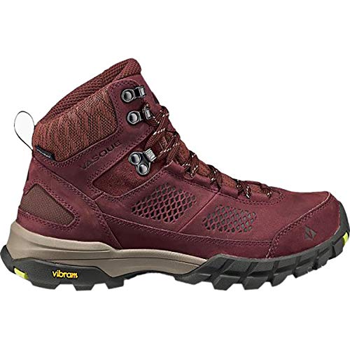 Vasque Talus at UltraDry Hiking Boot - Women\'s Rum Raisin/Green Glow, 6.5