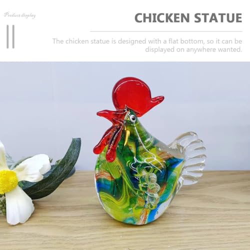 Poulet en verre réaliste GALPADA décoration durable extérieure - 8