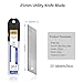 HIEMTE Tools 20Pcs 25mm Utility Knife Replacement Blades Snap off 60 Degree，Blades for Utility Knife and 25mm Box Cutter - Razor Sharp SK4 Steel