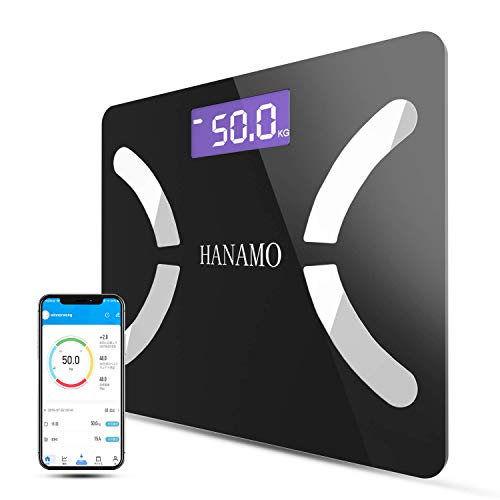 HANAMO 体重計 体脂肪 体重・体組成計 bluetooth スマホ対応 体重計 USB充電式ボディスケール 高精度スマートスケール 体重/BMI/脂肪率/筋肉/水比記録/内蔵脂肪/骨量/基礎代謝測定可能 HANAMO 体重計 体脂肪 体重・体組成計 bluetooth スマホ対応 体重計 USB充電式ボディスケール 高精度スマートスケール 体重/BMI/脂肪率/筋肉/水比記録/内蔵脂肪/骨量/基礎代謝測定可能