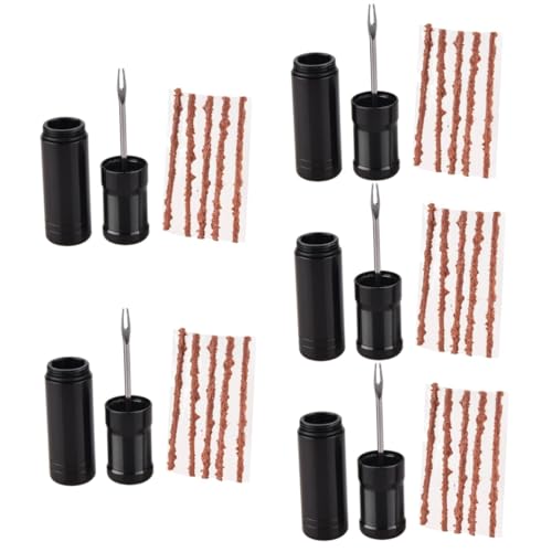 SOESFOUFU 5 Sets Quick Tire Repair -in-one Bike Tire Repair Kit Professional Plugs Rubber Strip String