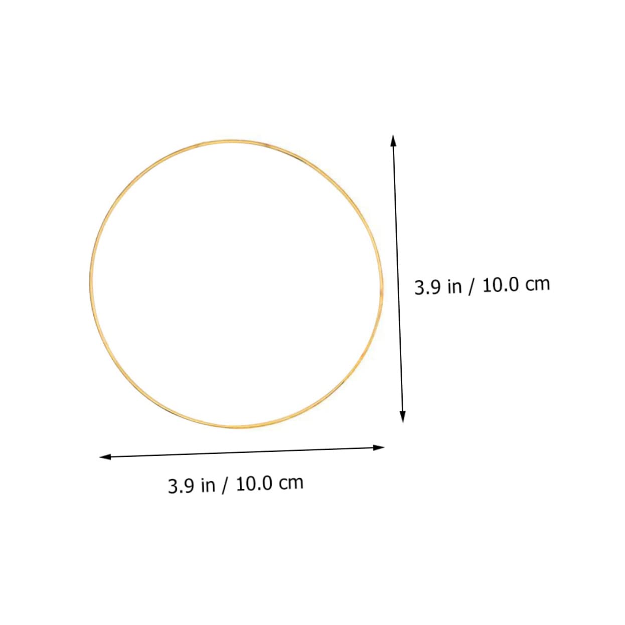 Amosfun 100stücke Metallringe Für Dreamcatcher Runde Craft Hoops Für Bastelprojekte Hochzeitskränze Und Kreative Dekorationen