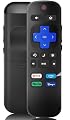 for Roku TV Remote Control Replacement, Compatible with TCL/Hisense/Onn/Insignia/Sharp/Roku TVs