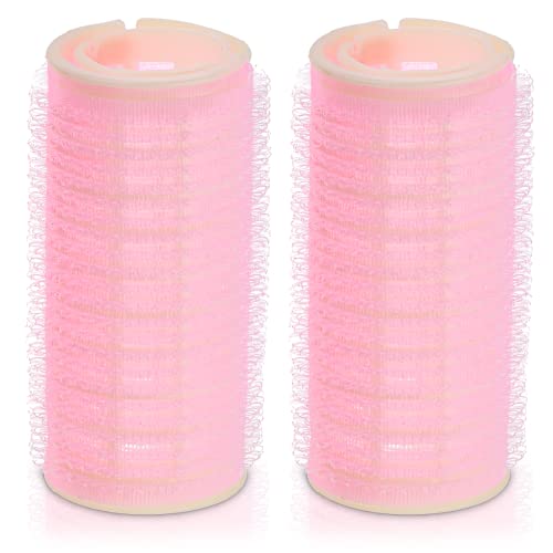 Sibba 2 PCS Hair Roller Clips Curler Set Styling DIY Tools Small Plastic Grip Forehead Root Double Self-Adhesive Mini Curl Fluffy Rollers Accessories Long Short Volume Thin Rod Sleep Home Travel Use - Image 3