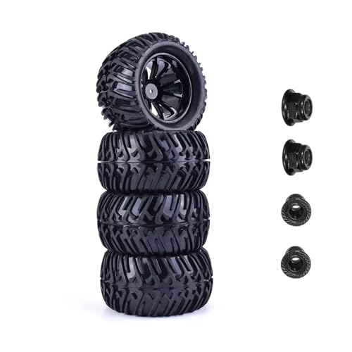 RC���f���L�b�g�̃R���|�[�l���g For Traxxas For Himoto For HSP For HPI For Redcat 1/10 �����A12mm�Z�p�A�i�C����4mm���b�N�i�b�g�t���ARC�����X�^�[�g���b�N�A�N�Z�T���[(DLT005-1)