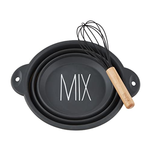 Set de Bowl y Batidor de Silicona Mud Pie 9" Dia x 5" Alt miniatura 1