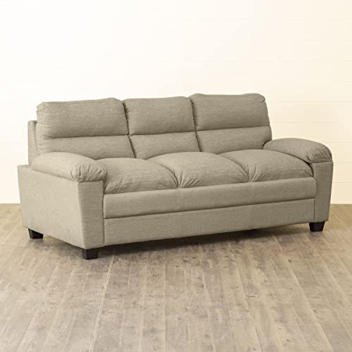 Image of Home Centre Helios Scott NXT Beige Pinewood 3 Seater Sofa - 189cm