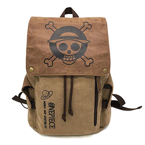 Anime Backpack One Piece Student School Book Bag Travel Teens Laptop Bagpacks