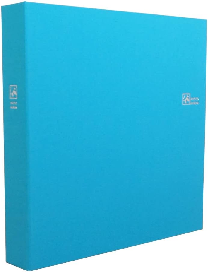 net limited therapy color 6 sided pocket album l size 480 sheets storage pure blue