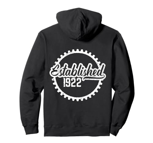 Año de nacimiento establecido Cumpleaños 1922 Sudadera con Capucha