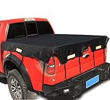 LUYSNDFG Pickup-Truck-Ladeflächenabdeckung für Ford Ranger 1998-2011, wasserdichte LKW-Bettabdeckung mit Elastischen Bändern Oxford Gewebe Plane Regen Sonnenschutz,A L177*w185